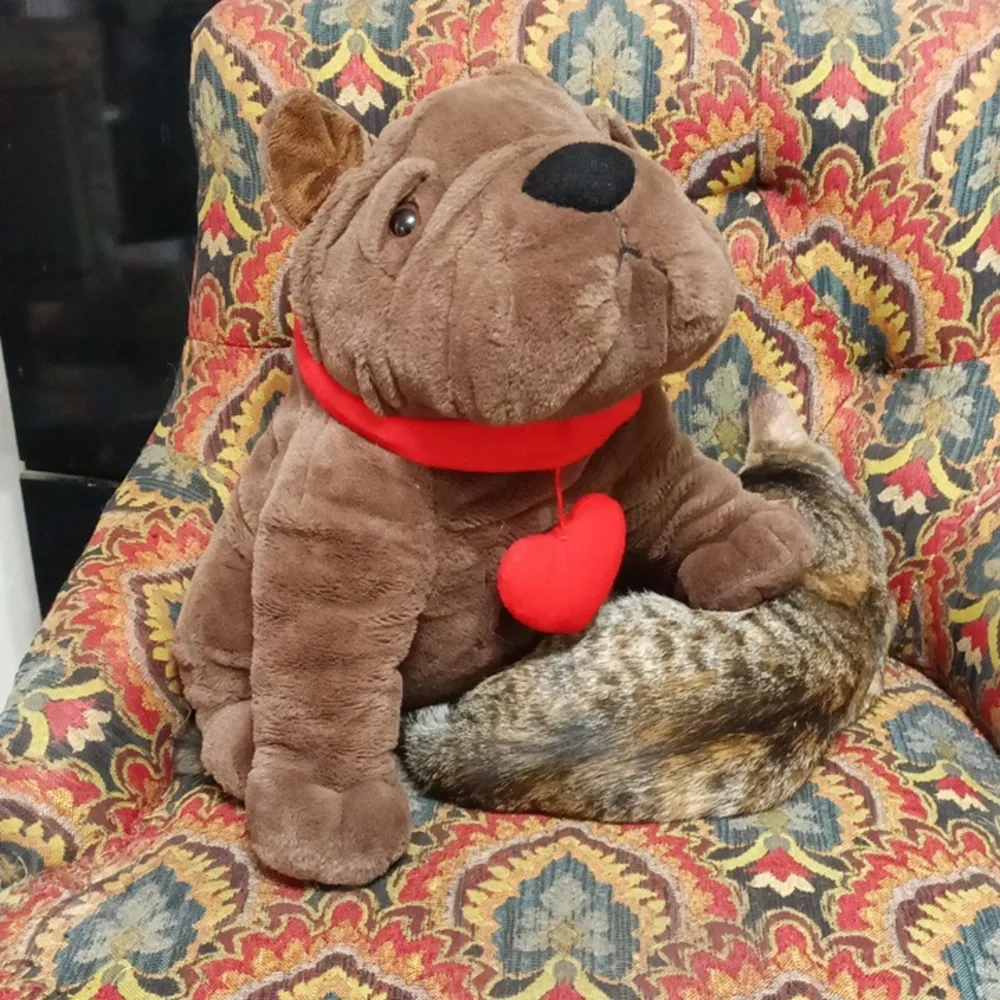 DAN DEE Wrinkle Bulldog Plush Stuffed Animal toy